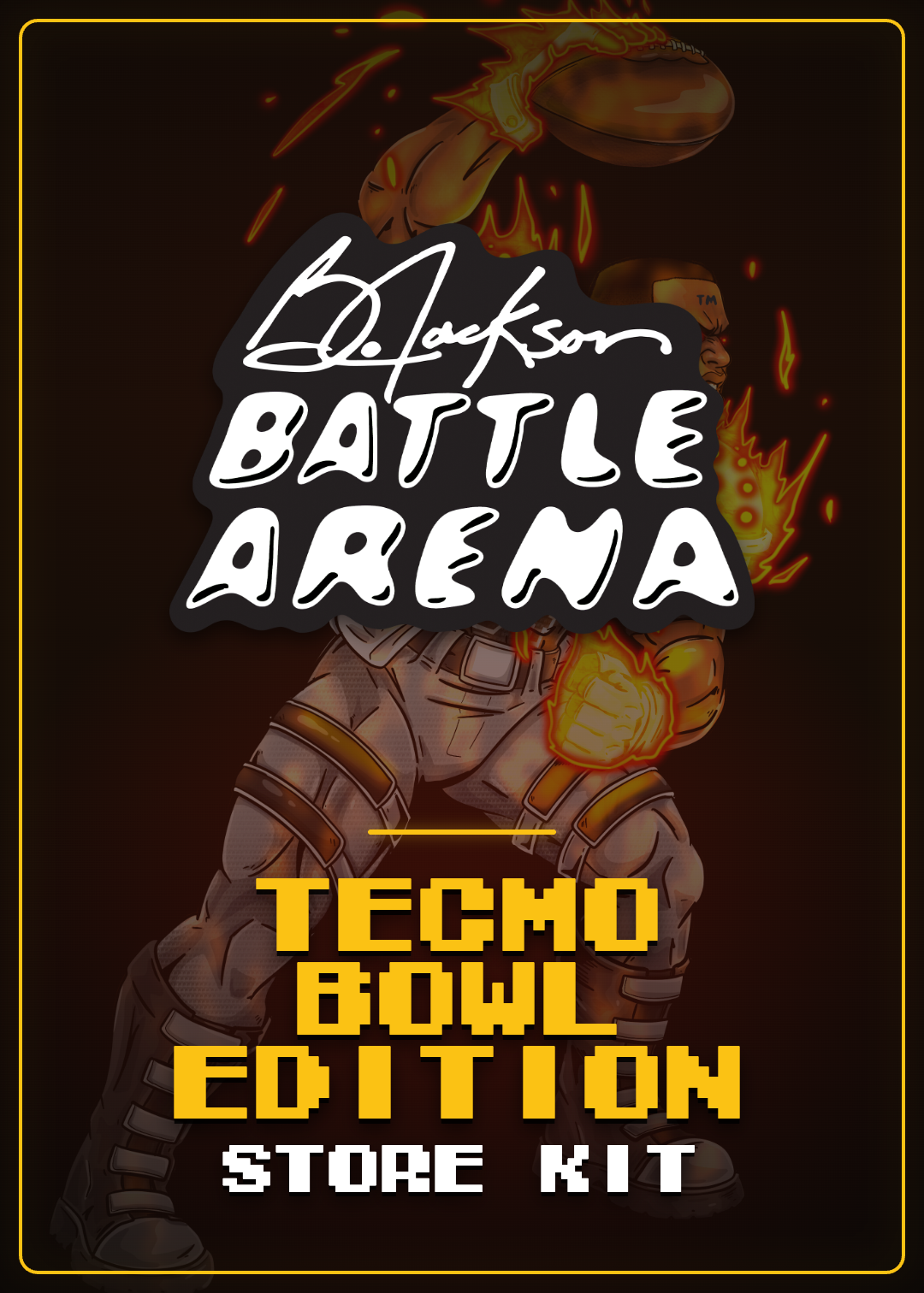 Bo Jackson Battle Arena Tecmo Bowl Edition Store Kit Bundle